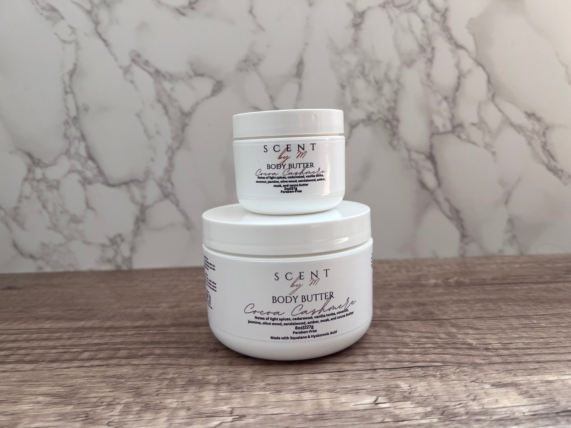 Cocoa Cashmere Body Butter Made with Hyaluronic Acid & Squalane