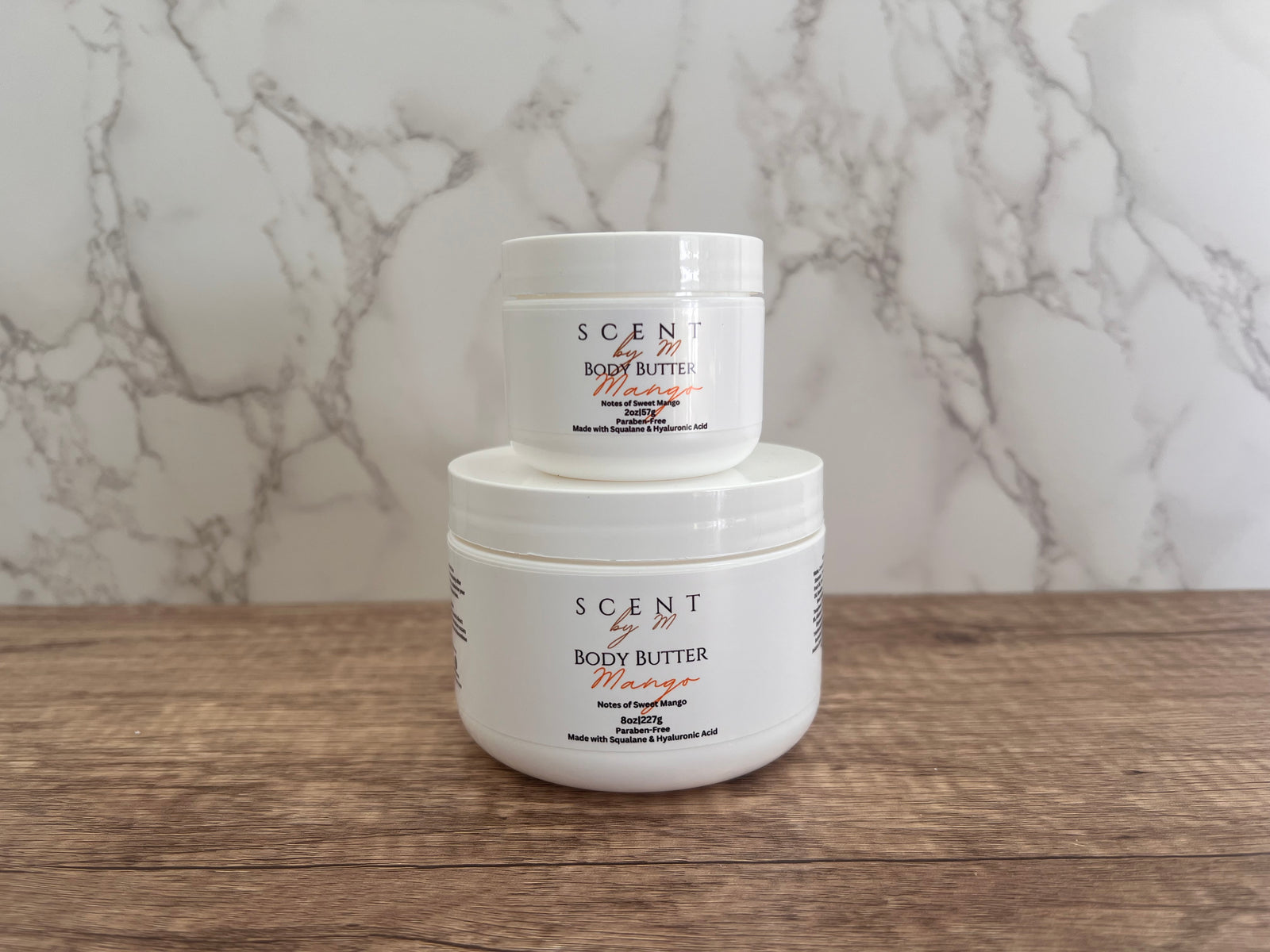 Mango Body Butter Made with Hyaluronic Acid & Squalane